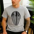 Trilobite Fossil Geology Teacher Student Geologist Men's Casual T-Shirt Sport Grey Trilobite Fossil Geology Teacher Student Geologist Men's Casual T-Shirt Sport Grey