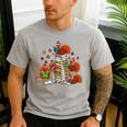 Turkey Reading Books Fall Thanksgiving Teacher Librarian Men's Casual T-Shirt Sport Grey Turkey Reading Books Fall Thanksgiving Teacher Librarian Men's Casual T-Shirt Sport Grey