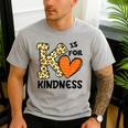 Unity Day K Is For Kindness Anti Bullying Orange Teacher Men Women Kids Men's Casual T-Shirt Sport Grey Unity Day K Is For Kindness Anti Bullying Orange Teacher Men Women Kids Men's Casual T-Shirt Sport Grey
