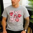 Valentine You Are Loved Worthy Enough Candy Heart Teacher For Men Women Girls Kids Men's Casual T-Shirt Sport Grey