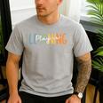 Vintage Play Is Learning Back To School Toddler Teacher Men's Casual T-Shirt Sport Grey Vintage Play Is Learning Back To School Toddler Teacher Men's Casual T-Shirt Sport Grey