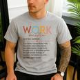 Vintage Work Bestie Definition Teachers Nurses Boss Women Men's Casual T-Shirt Sport Grey Vintage Work Bestie Definition Teachers Nurses Boss Women Men's Casual T-Shirt Sport Grey
