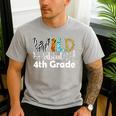 Wild About 4th Grade First Day Of School Teacher Student Men's Casual T-Shirt Sport Grey Wild About 4th Grade First Day Of School Teacher Student Men's Casual T-Shirt Sport Grey