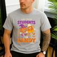 Will Trade Students For Candy Shirt Fun Candy Corn Teacher Men's Casual T-Shirt Sport Grey Will Trade Students For Candy Shirt Fun Candy Corn Teacher Men's Casual T-Shirt Sport Grey