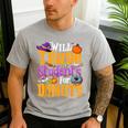 Will Trade Students For Donuts Halloween Teacher Men's Casual T-Shirt Sport Grey