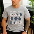 Women Science Teacher Moon Phases Scientist Back To School Men's Casual T-Shirt Sport Grey