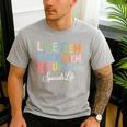 Women Teach Them Love Them Return Them Specials Teacher Life Men's Casual T-Shirt Sport Grey