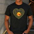 100 Days Of School Bee Hive Tree Hearts Teachers Student Kid Men's Casual T-Shirt Dark Grey