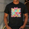 100 Days Of School Preppy 100th Day Of School Teacher Kids Men's Casual T-Shirt Dark Grey
