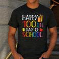 100 Days Of School Teacher And Student Men's Casual T-Shirt Dark Grey