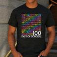100th Day Of School Teacher Kids 100 Days Math Numbers Men's Casual T-Shirt Dark Grey 100th Day Of School Teacher Kids 100 Days Math Numbers Men's Casual T-Shirt Dark Grey