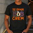 1st Grade Boo Crew First Grade Halloween Teacher Men's Casual T-Shirt Dark Grey