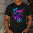 1st Grade Is My Jam Vintage 80s 80's Teacher Student Retro Men's Casual T-Shirt Dark Grey 1st Grade Is My Jam Vintage 80s 80's Teacher Student Retro Men's Casual T-Shirt Dark Grey
