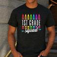1st Grade Squad Back To School First Grade Teacher Boy Girl Men's Casual T-Shirt Dark Grey 1st Grade Squad Back To School First Grade Teacher Boy Girl Men's Casual T-Shirt Dark Grey