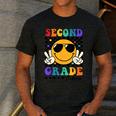 2nd Grade Teacher Shirts First Day Second Grade Shirt Girls Men's Casual T-Shirt Dark Grey