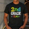 2nd Grade Team T-Shirt 2nd Grade Squad Teacher Men's Casual T-Shirt Dark Grey