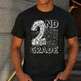 2nd Grade Typography Team 2nd Grade Teacher Back To School Men's Casual T-Shirt Dark Grey 2nd Grade Typography Team 2nd Grade Teacher Back To School Men's Casual T-Shirt Dark Grey