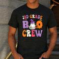 3rd Grade Boo Crew Spooky Third Grade Halloween Teacher Men's Casual T-Shirt Dark Grey