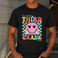 In My 3rd Grade Era Back To School Smile Face Teacher Kid Men's Casual T-Shirt Dark Grey In My 3rd Grade Era Back To School Smile Face Teacher Kid Men's Casual T-Shirt Dark Grey