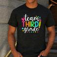 3rd Grade Team Pencil Teacher Student Back To School Girls Men's Casual T-Shirt Dark Grey 3rd Grade Team Pencil Teacher Student Back To School Girls Men's Casual T-Shirt Dark Grey