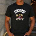 4th Grade Pirate Crew Halloween Costume Cool Teacher Student Men's Casual T-Shirt Dark Grey