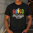 4th Grade Rocks ABCD Back To School Rock Teachers Men's Casual T-Shirt Dark Grey 4th Grade Rocks ABCD Back To School Rock Teachers Men's Casual T-Shirt Dark Grey