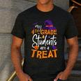 My 4th Grade Students Are a Treat Teacher Halloween Witch For Men Women Kids Men's Casual T-Shirt Dark Grey My 4th Grade Students Are a Treat Teacher Halloween Witch For Men Women Kids Men's Casual T-Shirt Dark Grey