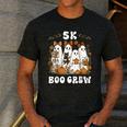 5K Boo Crew Halloween Teacher K5 Floral Ghost Trick Or Teach Men's Casual T-Shirt Dark Grey 5K Boo Crew Halloween Teacher K5 Floral Ghost Trick Or Teach Men's Casual T-Shirt Dark Grey