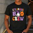 5th Grade Boo Crew Spooky Fifth Grade Halloween Teacher Men's Casual T-Shirt Dark Grey