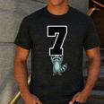 6 7 Matching Teachers Halloween Costume Raccoon Men's Casual T-Shirt Dark Grey