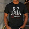 67 Don't Say 6-7 Again Teacher Shirt 67 Sarcastic Meme Men's Casual T-Shirt Dark Grey