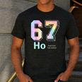 67 Ho Holmium Science Teacher Elements Table Six Seven Meme Men's Casual T-Shirt Dark Grey 67 Ho Holmium Science Teacher Elements Table Six Seven Meme Men's Casual T-Shirt Dark Grey