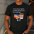 67 Meme English Teacher Reading Book Lover Humor Men's Casual T-Shirt Dark Grey 67 Meme English Teacher Reading Book Lover Humor Men's Casual T-Shirt Dark Grey