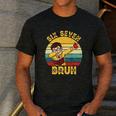 67 Meme Six Seven Bruh Retro Dabbing Teacher School Men's Casual T-Shirt Dark Grey