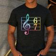 67 Music Meme Slang Six Seven Music Teacher Musician Men's Casual T-Shirt Dark Grey