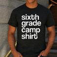 6th Sixth Grade Camp Counselor Camper Teacher Chaperone Men's Casual T-Shirt Dark Grey 6th Sixth Grade Camp Counselor Camper Teacher Chaperone Men's Casual T-Shirt Dark Grey