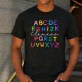 ABC Elemeno Kindergarten Teacher Boy Girl Kid Back To School Men's Casual T-Shirt Dark Grey