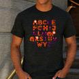 ABCs Learning Kindergarten Teacher Halloween Alphabet Men's Casual T-Shirt Dark Grey ABCs Learning Kindergarten Teacher Halloween Alphabet Men's Casual T-Shirt Dark Grey