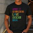 Admit It You Low Key Love Science Bruh Funny Science Teacher Men's Casual T-Shirt Dark Grey Admit It You Low Key Love Science Bruh Funny Science Teacher Men's Casual T-Shirt Dark Grey