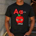 A Is For Apple Pre-K Kindergarten Teacher Student Men's Casual T-Shirt Dark Grey A Is For Apple Pre-K Kindergarten Teacher Student Men's Casual T-Shirt Dark Grey