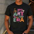 In My Art Teacher Era Teaching Future Artist Back To School Men's Casual T-Shirt Dark Grey