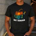 Art Teacher Pumpkin Halloween Night Men Women Men's Casual T-Shirt Dark Grey Art Teacher Pumpkin Halloween Night Men Women Men's Casual T-Shirt Dark Grey