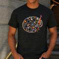 Art Teacher Pumpkin Scary Halloween Costume Men Women Men's Casual T-Shirt Dark Grey