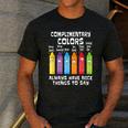 Artist Art Teacher School Artist Joke Men's Casual T-Shirt Dark Grey