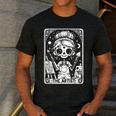 Artist Tarot Card Skeleton Painter Art Teacher Witchy Men's Casual T-Shirt Dark Grey Artist Tarot Card Skeleton Painter Art Teacher Witchy Men's Casual T-Shirt Dark Grey