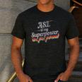 ASL Is My Superpower ASL Teacher Shirt T-Shirt Men's Casual T-Shirt Dark Grey ASL Is My Superpower ASL Teacher Shirt T-Shirt Men's Casual T-Shirt Dark Grey