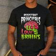 Assistant Principals Love Brains Zombie Teacher Halloween Men's Casual T-Shirt Dark Grey Assistant Principals Love Brains Zombie Teacher Halloween Men's Casual T-Shirt Dark Grey