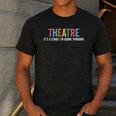 Theatre Drama Teacher Stage Play Broadway Theatre Men's Casual T-Shirt Dark Grey Theatre Drama Teacher Stage Play Broadway Theatre Men's Casual T-Shirt Dark Grey