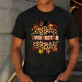 Autumn Fall SPED ED Teacher Thankful Grateful Pumpkin Retro Men's Casual T-Shirt Dark Grey Autumn Fall SPED ED Teacher Thankful Grateful Pumpkin Retro Men's Casual T-Shirt Dark Grey