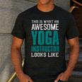 This Is What An Awesome Yoga Instructor Yoga Teacher Men's Casual T-Shirt Dark Grey This Is What An Awesome Yoga Instructor Yoga Teacher Men's Casual T-Shirt Dark Grey